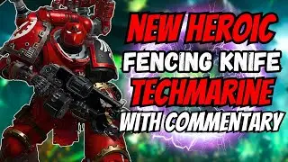 Techmarine NEW Heroic FENCING Knife CUTS DOWN Trygon Boss in Space Marine 2 Patch 12