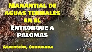 El Ojito, manantial de aguas termales en Entronque a Palomas