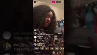 Tokyo Vanity IG Live: gets mad at Young Chop for a sec | bloveslife