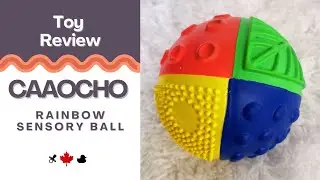 Quick Toy Review - CaaOcho Rainbow Sensory Ball