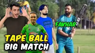 🔥 Tape Ball Ka Big Match! 🏏 | Lefty Fakhar Zaman In Action 💥