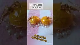 Meenakari Jhumkas haul/Jhumkas/Buy online@Ruthwik arts#Shorts#