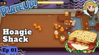 Hoagie Shack! - Solo Play PlateUp! I Part 01 #sandwhiches  #theontariogardener #plateup #update