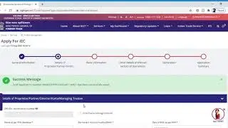 How to Apply Import Export Code Online under New Portal
