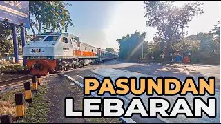 KERETA EKONOMI MURAH MERIAH JALUR SELATAN Hunting Perdana KA Pasundan Lebaran 2021 di Wonokromo