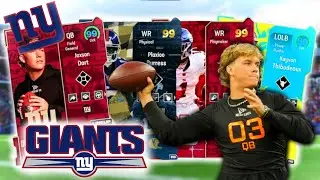 *THE BEST* New York Giants Theme Team In Madden 25! (Ft. Jaxson Dart)
