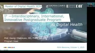 🌐 Master of Digital Health (MDH) @ DIT-ECRI &mdash; Program Intro 2025