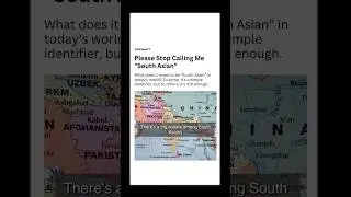 Should we stop using the term &ldquo;South Asian?&rdquo; #Shorts #SouthAsian