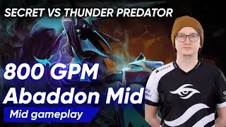 Matumbaman Abaddon Carry Mid | Secret vs Thunder Predator