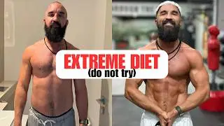 The Most Brutal Diet I’ve Ever Done - 15% to 10% Body Fat in Just 14 Days NO CARBS