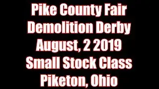 Pike County Ohio Fair August 2 2019 Small Stock Class