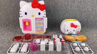 6 Minutes of Satisfaction Unboxing Hello Kitty Refrigerator Magic Oven Toy ASMR | Toy Review