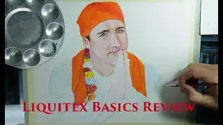 Liquitex Basics Review - How to Draw Justin Trudeau