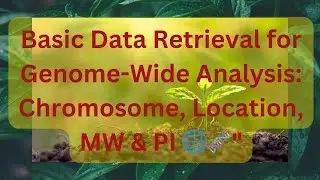 Basic Data Retrieval for Genome-Wide Analysis: Chromosome, Location, MW & PI 🌐🧬