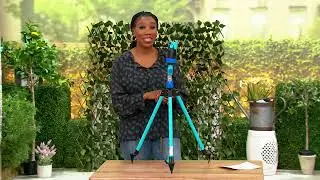Aqua Joe 360 Degree Tripod Sprinkler and Mister on QVC