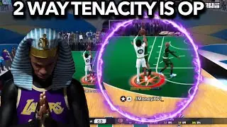 TWO WAY TENACITY IS BROKEN ON NBA 2K25 (TURNS YOU INTO THE FLASH)