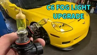 Easy C6 Fog Light Upgrade!!