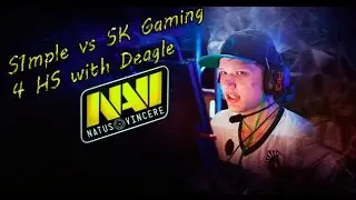 S1mple vs. SK Gaming | 4 HS with Deagle