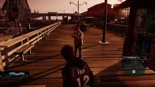 Reggie shoots at delsin for losing a race then demands a kiss