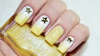 Easy Summer Beach Sand Nail Art | Летний Морской Дизайн Ногтей 2015