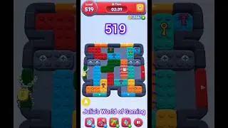 COLOR BLOCK JAM LEVEL 519 #colorblocks #gaming #colormatching #colorsorting #gameplay