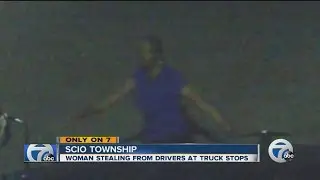 Police search for truck stop bandit
