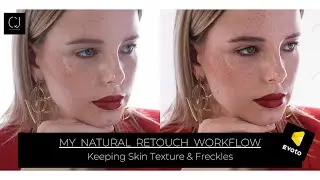 Natürliche Beauty-Porträt-Retusche | My Natural Retouch Workflow - Freckles & Skin Texture