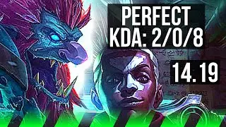 TRUNDLE vs EKKO (JGL) | 2/0/8 | NA Grandmaster | 14.19