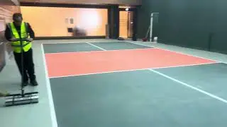 How to paint a indoor pickleball court
