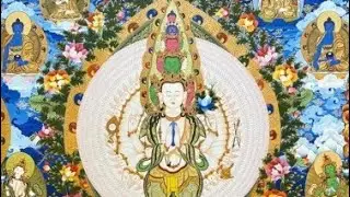 འཕགས་པ་སྤྱན་རས་གཟིགས་ལ་གསོལ་བ་བཏབ་པའི་ཕན་ཡོན་ལོ་རྒྱུས་དང་སྦྲགས་ནས་བཤད་པ། སྟོད་ཆ། 