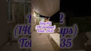 Day 162 - (140 Pushups) Total: 21135/50000  Fist Pushups in 365 days #50000fpc #pushups