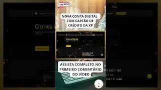 CONTA DIGITAL XP + CART&Atilde;O DE CR&Eacute;DITO #shorts