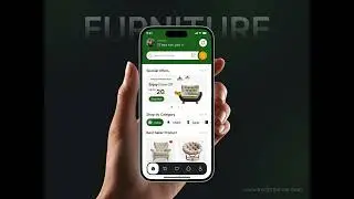 Furniture Store Mobile App UI/UX Design | Furniture Shopping App in Figma | Ecommerce Mobile App UI