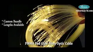 16w RGB LED fibre optic light generator and end glow fiber cables by may-ki.com