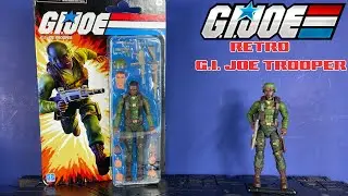 G I  Joe Classified Retro Cardback G I  Joe Trooper Review