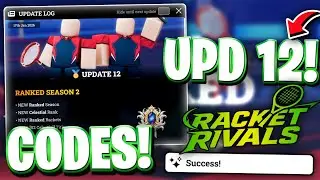 🌟*UPDATE 12* NEW RANKED SEASON 2 UPDATE CODES FOR RACKET RIVALS | ROBLOX RACKET RIVALS CODES