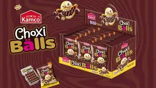 Kamco Choxi Balls Bubbles Chocolate coated rice balls Box