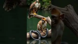 Nature&rsquo;s Tense Standoff Caught on Camera! #animalvideos  #birds #wildlifeentertainment