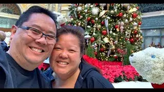 Christmas time in Las Vegas! | Bellagio | Cosmopolitan | Bacchanal | Ping Pang Pong | Carlo's Bakery
