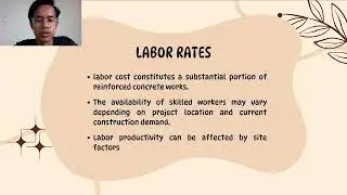 BEQ2152: Construction Estimating 1 video presentation