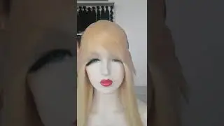 Virgin human hair blonde color wigs glueless lace front wig ubeautywig white blonde hair wigs
