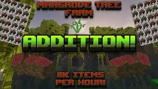 Propagule Addition Update! Mangrove Tree Farm! 11k Items per Hour! Minecraft Java 1.21.9 Tutorial