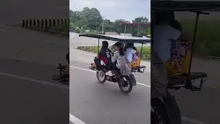 Philippine incredible motorbike taxi  #asia #bike #shorts #pj