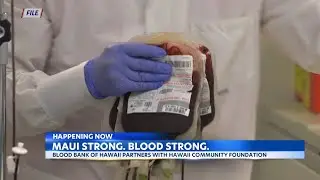 Blood Bank of Hawaii teams up with Hawaii Community Foundation to counter seasonal dip.