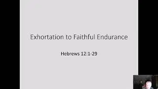 Recording Hebrews 12.1-29