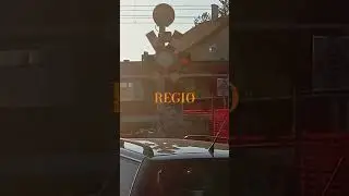 R 10503 trece prin barierele gara Lugoj