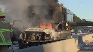 Packed Party Bus Erupts In Flames On New Years Eve | Irvine, CA