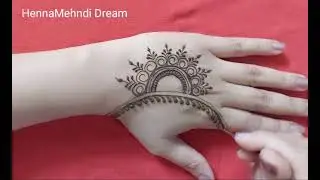 Very Stylish back hand mehndi design | Simple mehndi | Latest mehndi design | Mehndi design 