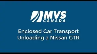 Enclosed Car Transport - Unloading a Nissan GTR