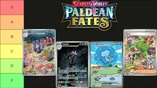 Ranking Every Illustration Rare From Scarlet & Violet Paldean Fates!
